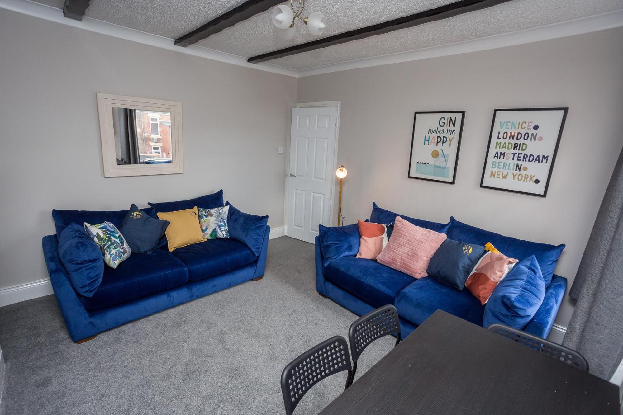 הוילה גטשהד The Avenue-3 Bed Sleeps 6 Great For Contractors מראה חיצוני תמונה